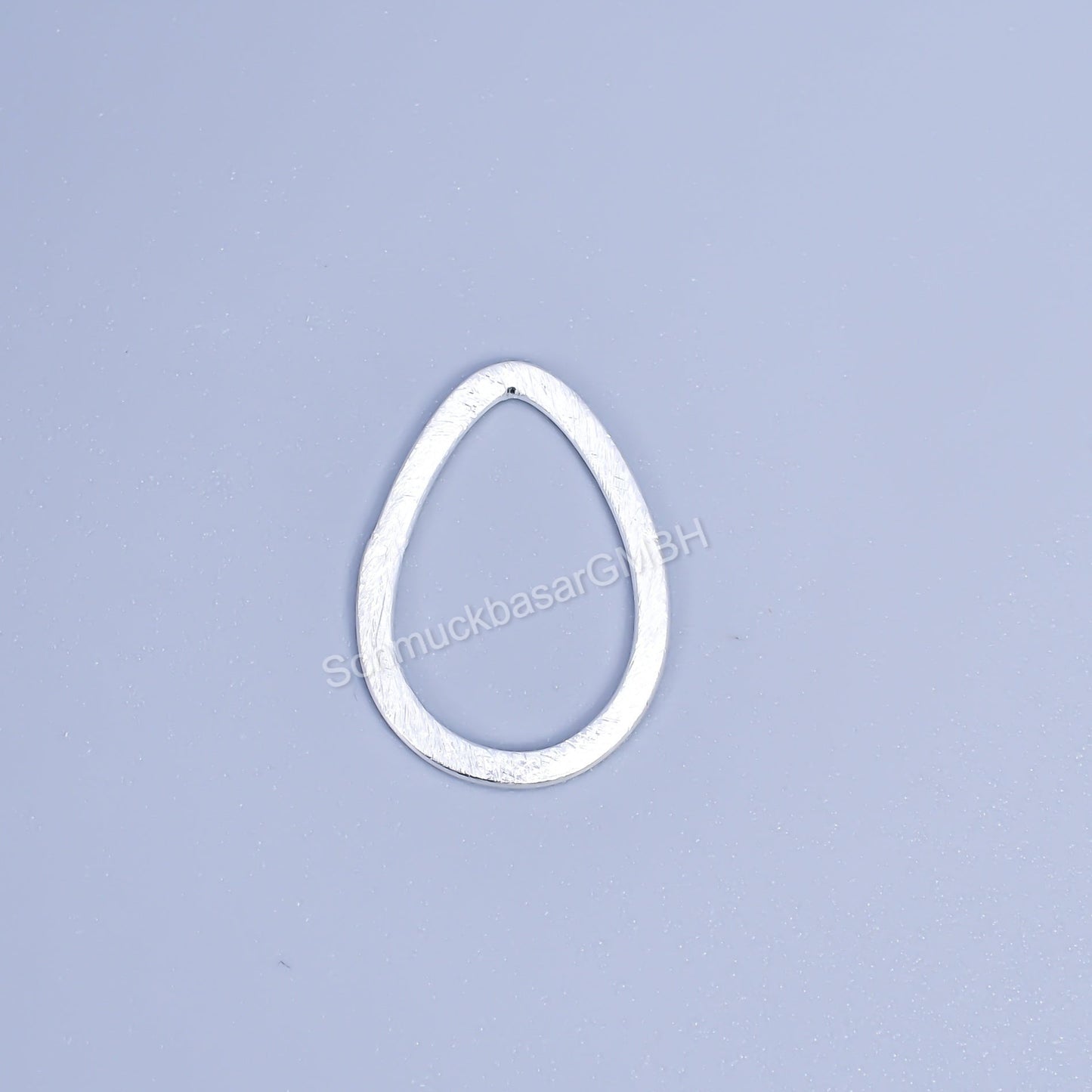 Matte Drop Links - Silver