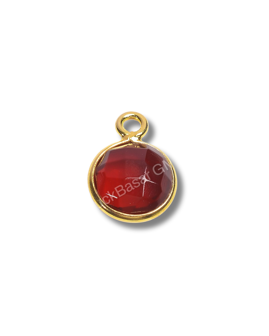 8 MM GARNET BEZEL CONNECTOR