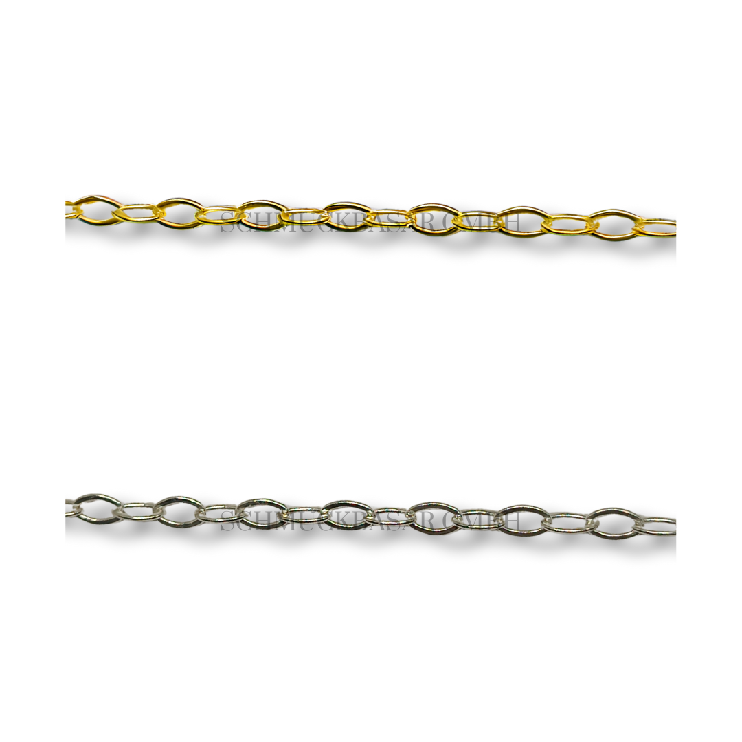 SILVER OVAL LINK CAHIN ROLL