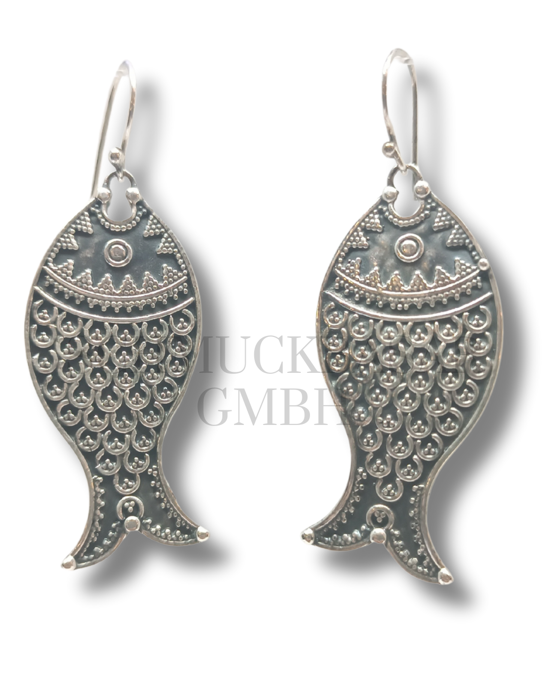 SILVER OXIDISED EARRINGS