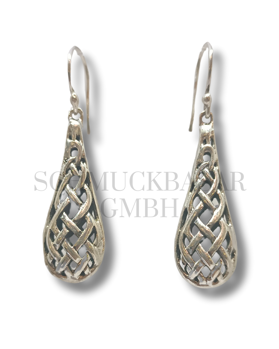 SILVER OXIDISED EARRINGS
