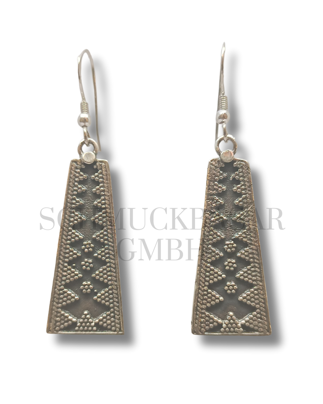 SILVER OXIDISED EARRINGS