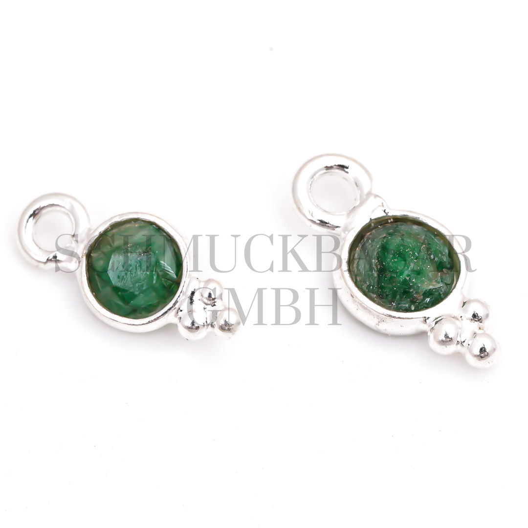 4 MM EMRALD BEZEL CONNECTOR