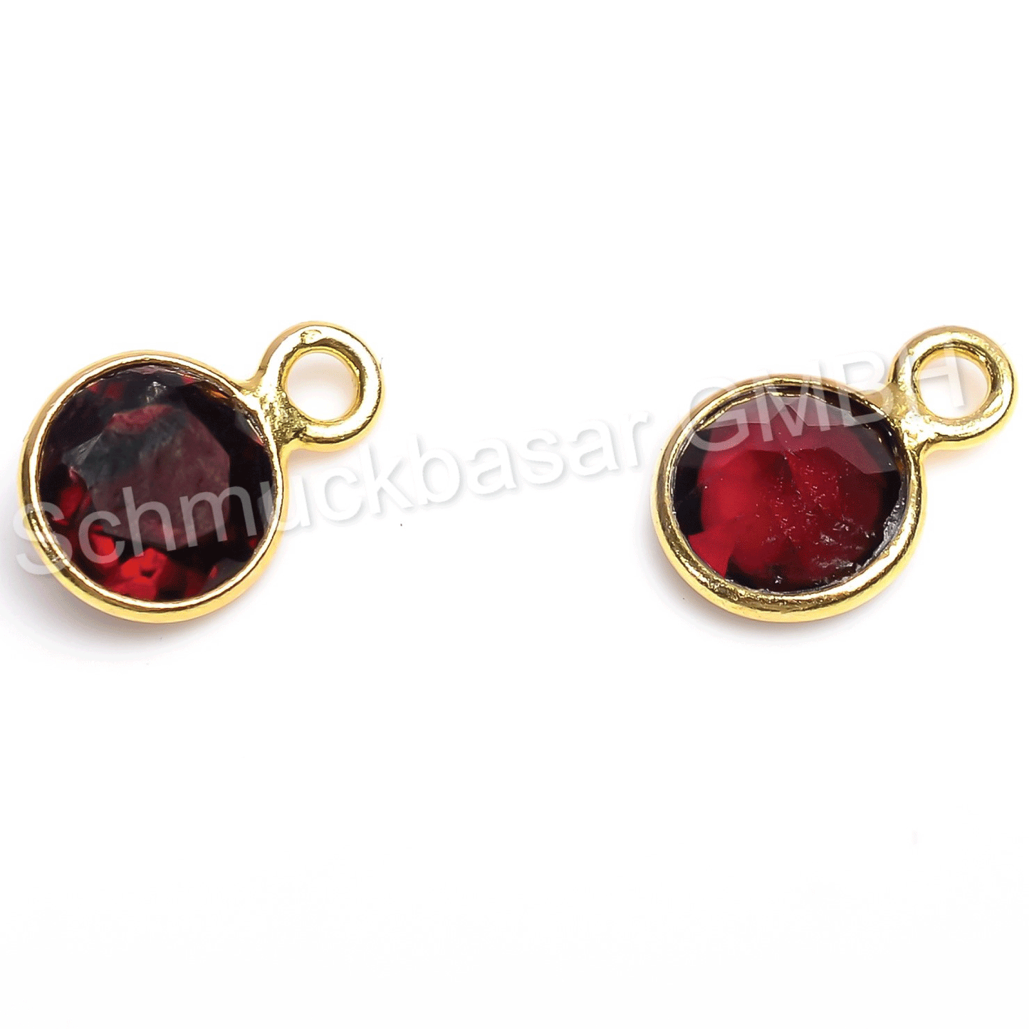 4 MM GARNET BEZEL CONNECTOR