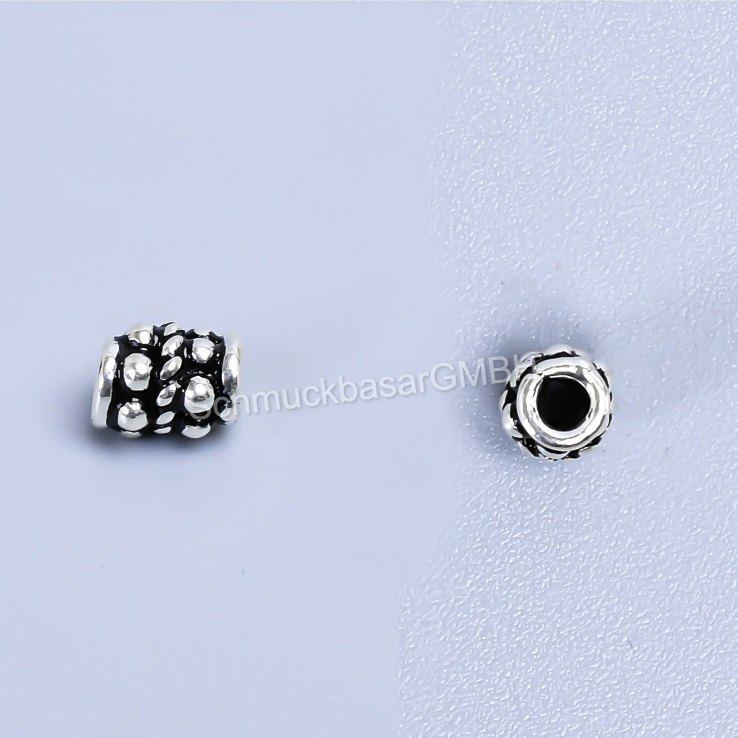 6 x 5 MM Beads - Oxidised