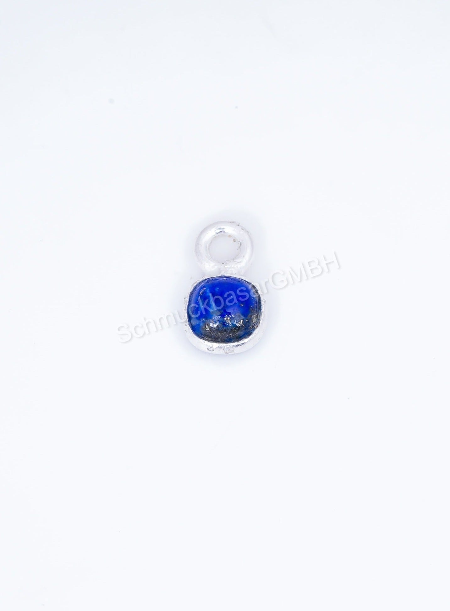 4 MM LAPIS LAZULI BEZEL CONNECTOR