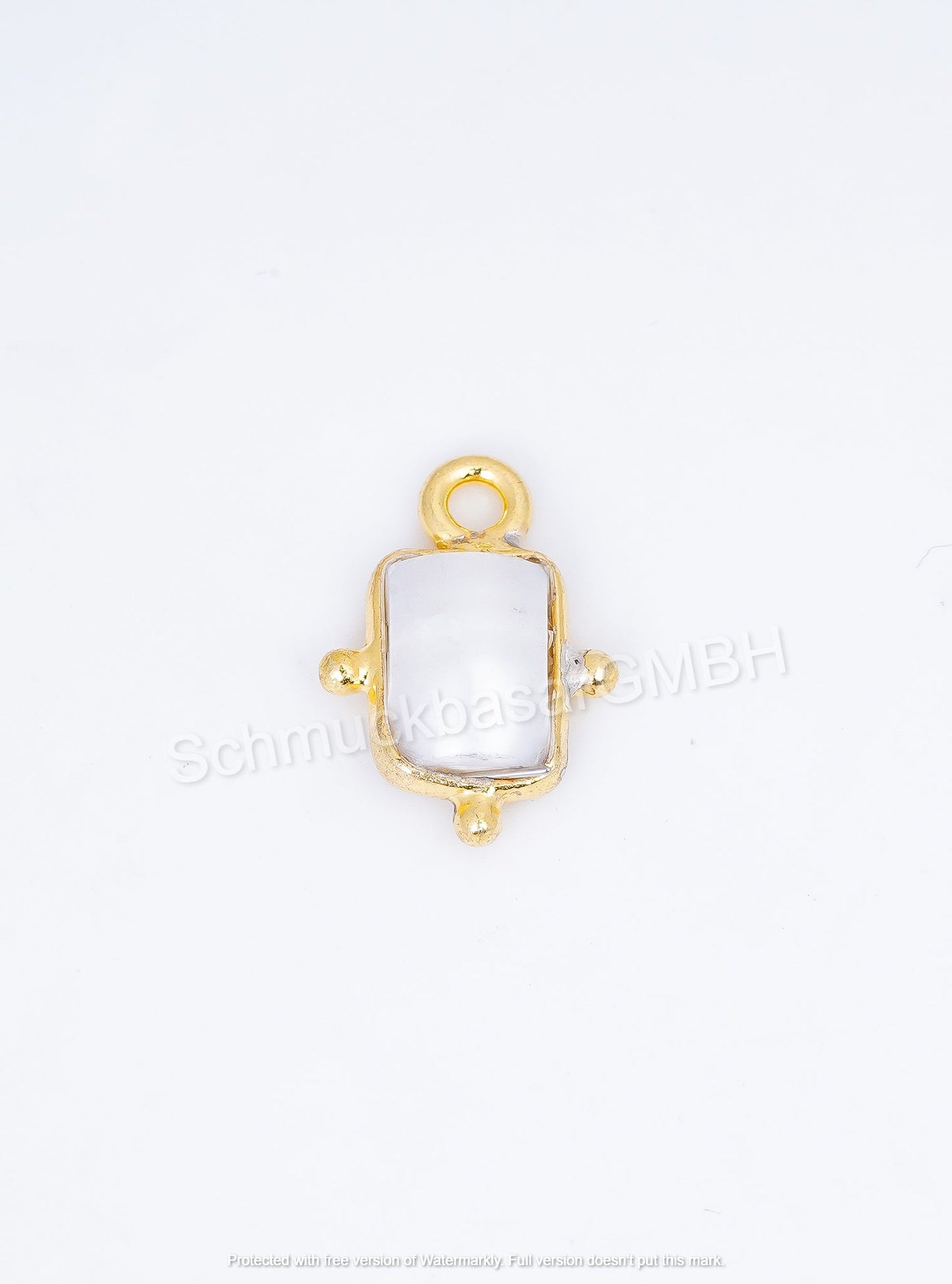 5 x 7 MM PEARL BEZEL CONNECTOR