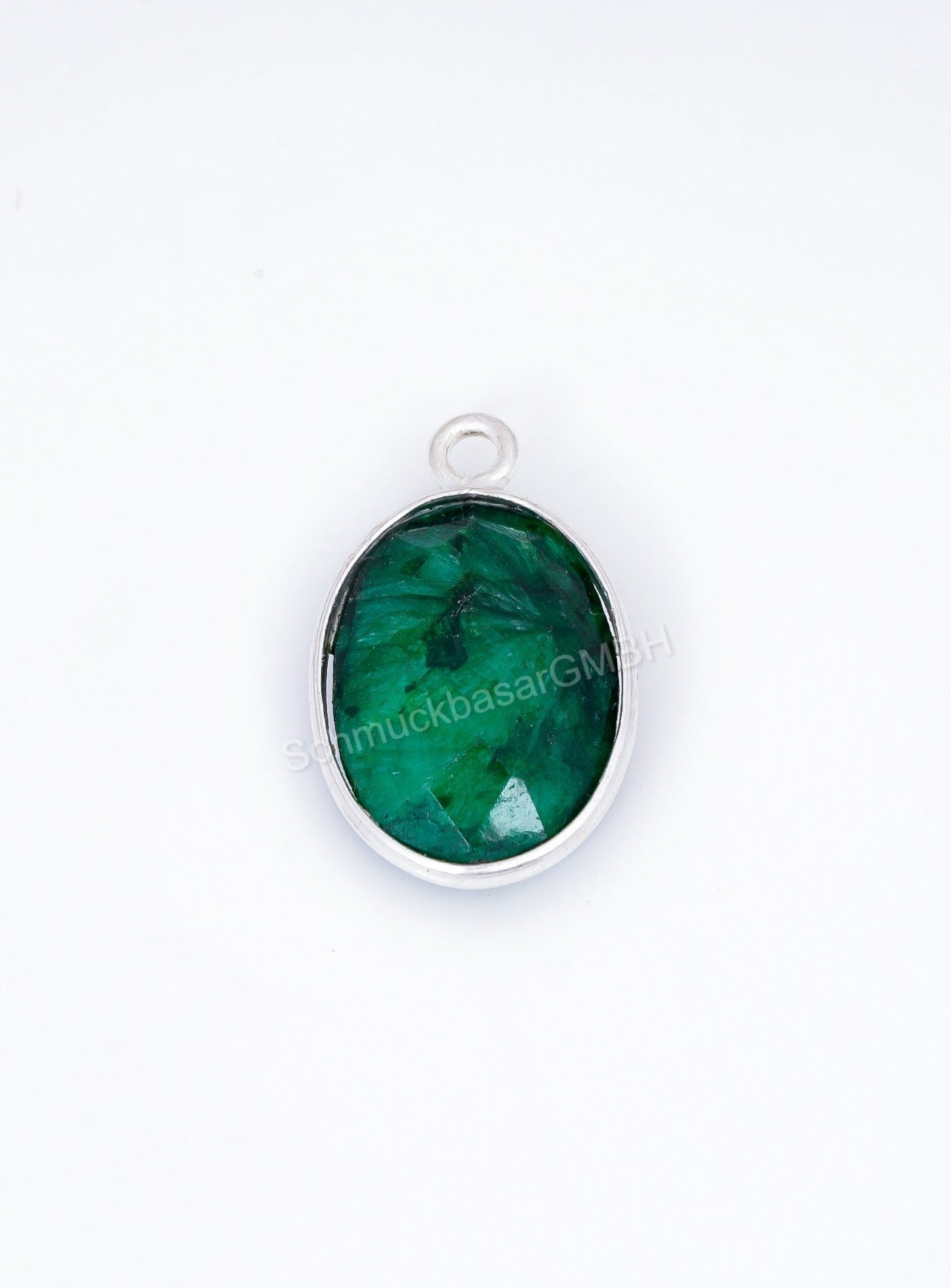 10 X 14 MM EMRALD BEZEL CONNECTOR