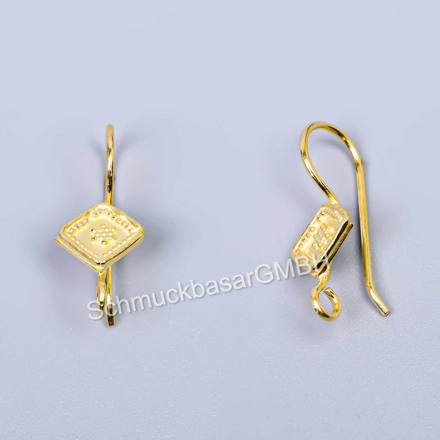 Gold Plated Earwires (25 x 11 MM)