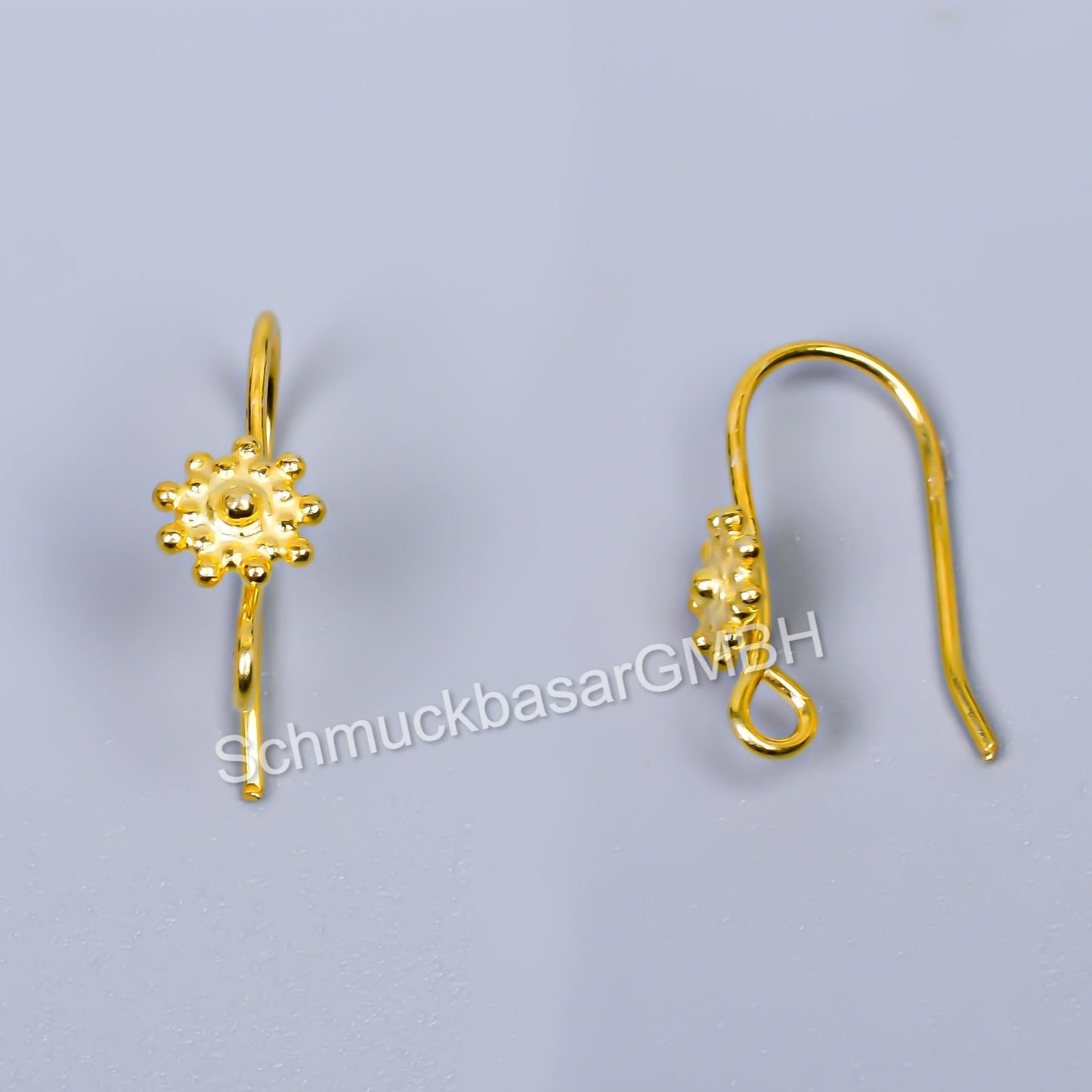 Gold Plated Earwires (20 x 9 MM)