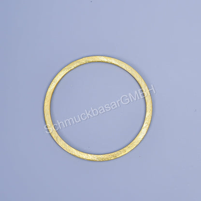 Matte Round Links - Gold