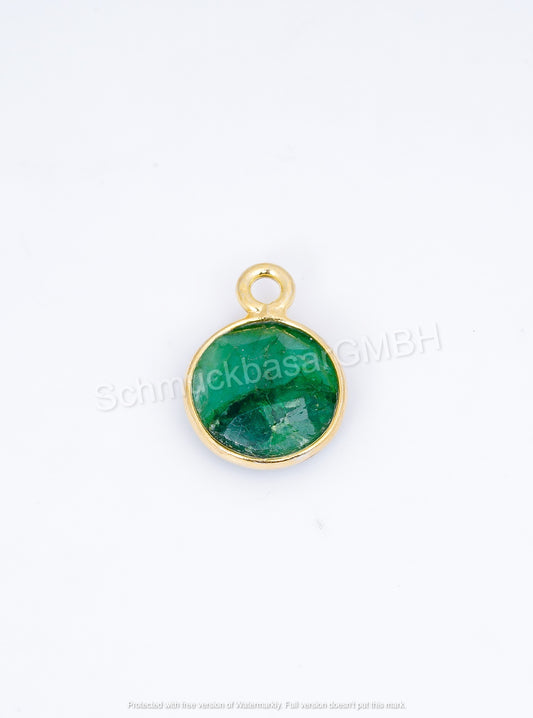 8 MM GREEN ONYX BEZEL CONNECTOR