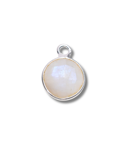 8 MM R. MOONSTONE BEZEL CONNECTOR