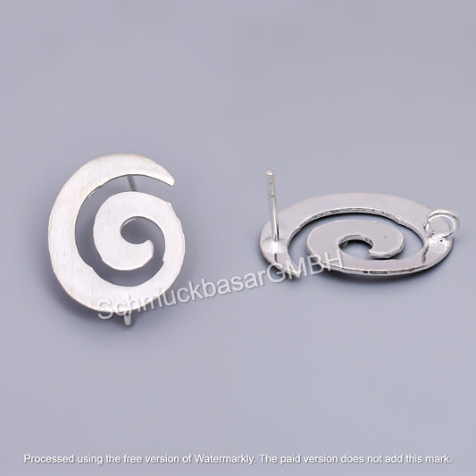 Silver  Earwires (25 x 18 MM)