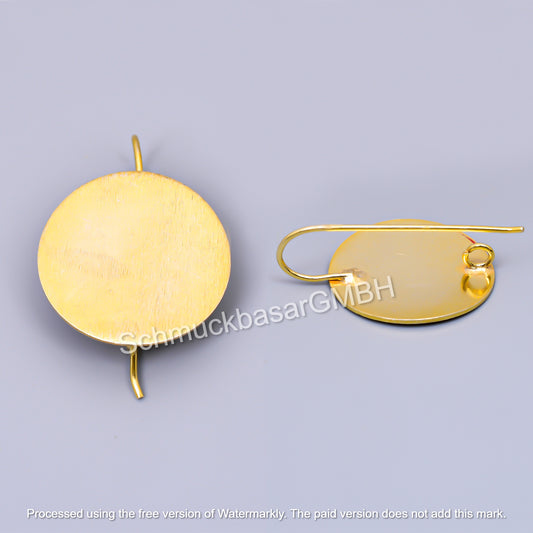 Gold Plated Earwires (25 MM)