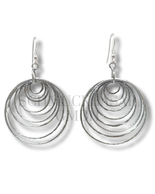 SILVER OXIDISED EARRINGS