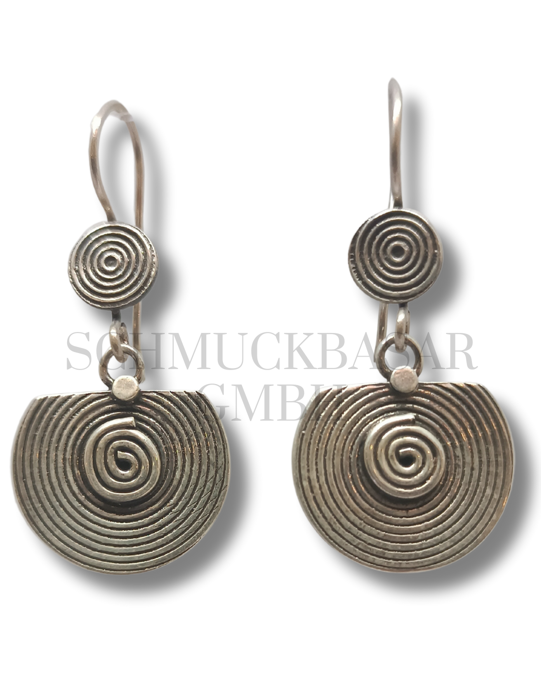SILVER OXIDISED EARRINGS