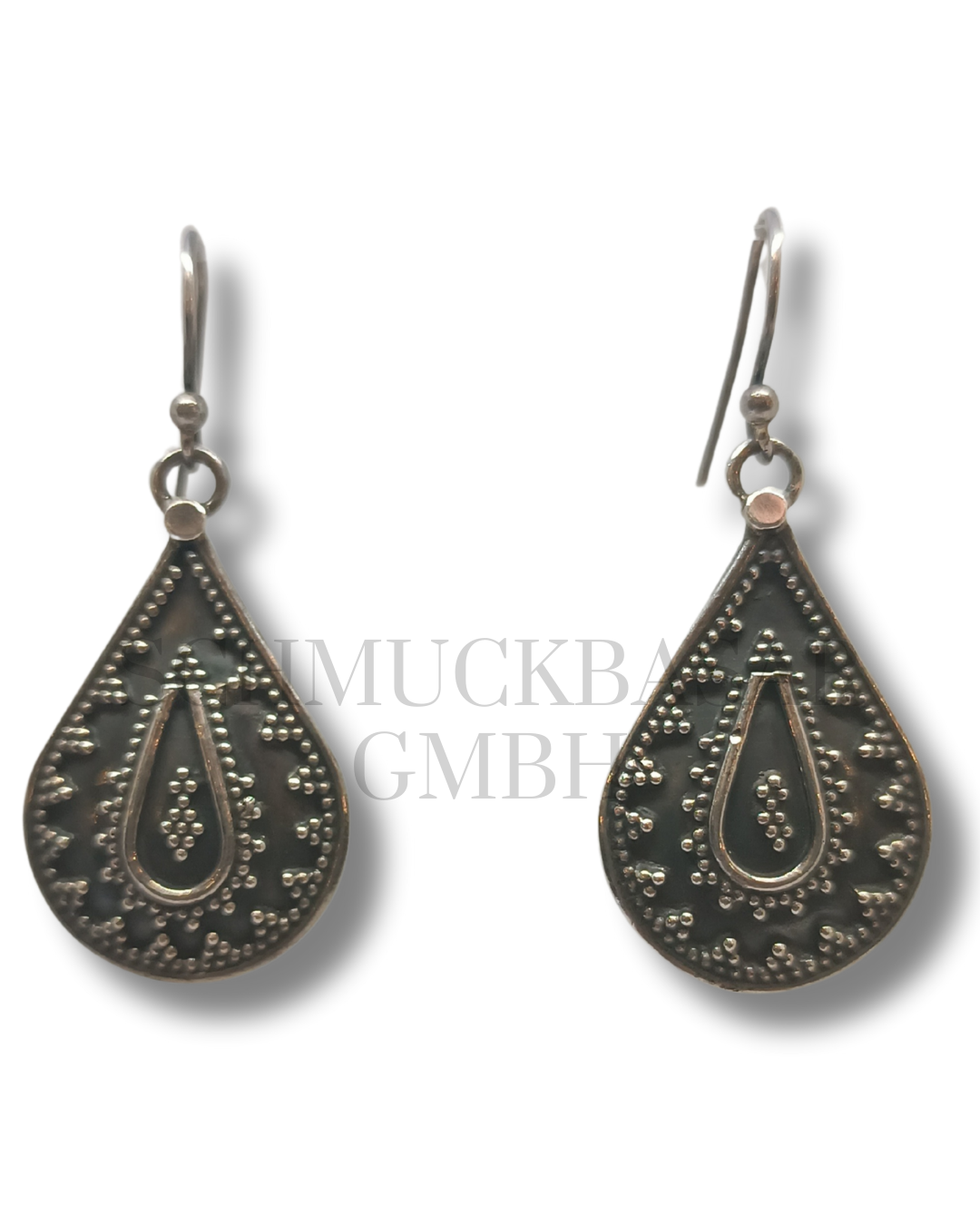 SILVER OXIDISED EARRINGS