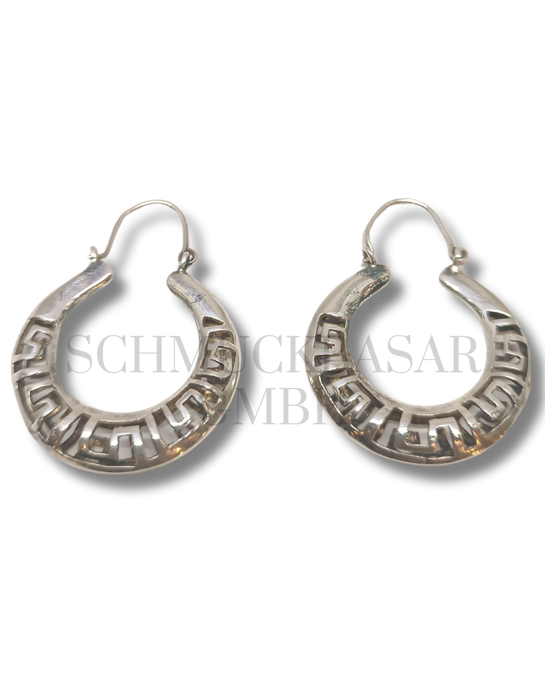 SILVER OXIDISED EARRINGS