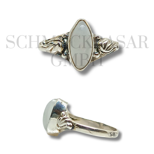 SILVER R.MOONSTONE STONE RINGS