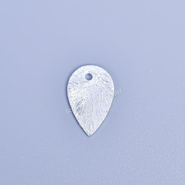 Matte Drop Flats Centre Hole - Silver