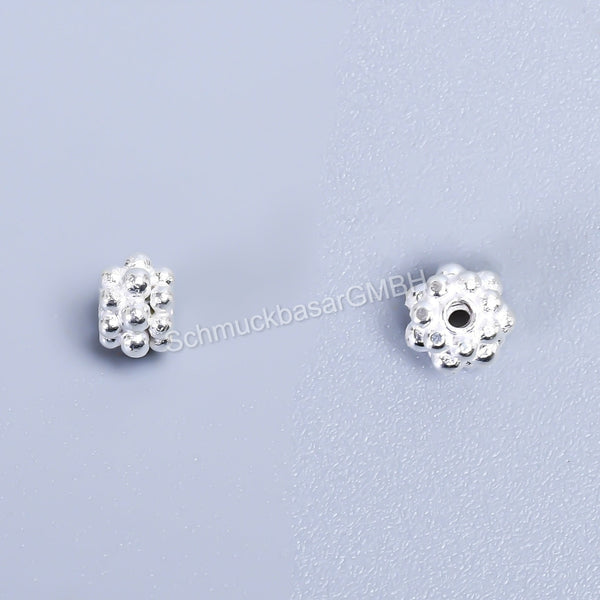 6 MM Beads - Silver
