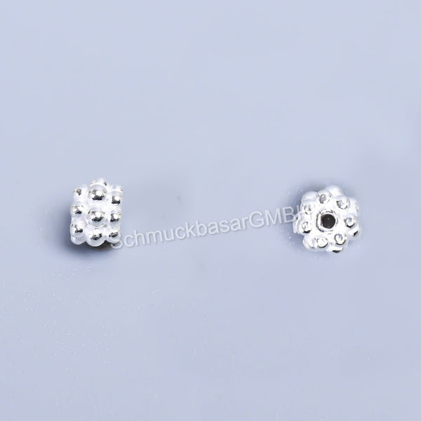 4 MM Beads - Silver