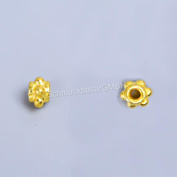 4 MM Beads Gold Plated