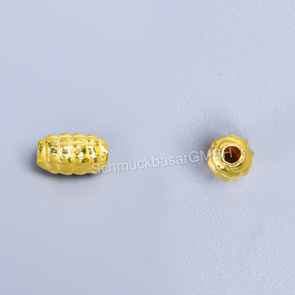9 x 5 MM Beads - Gold