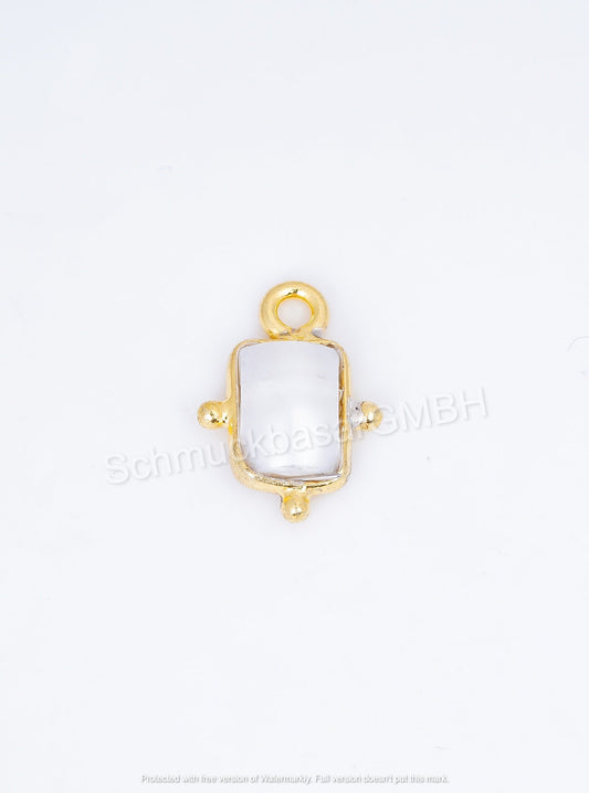 5 x 7 MM PEARL BEZEL CONNECTOR