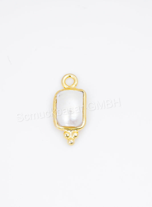 5 x 7 MM PEARL BEZEL CONNECTOR