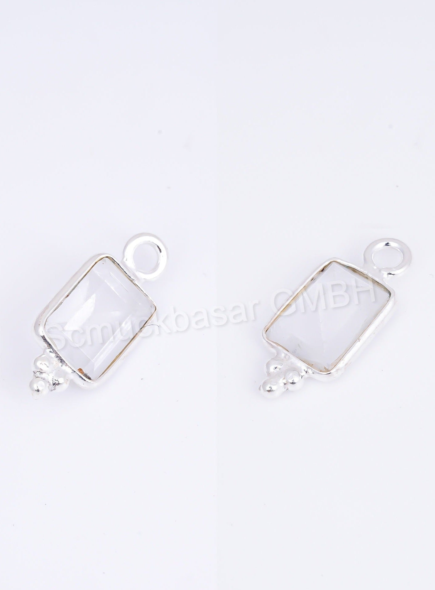 5 x 7 MM CRYSTAL BEZEL CONNECTOR