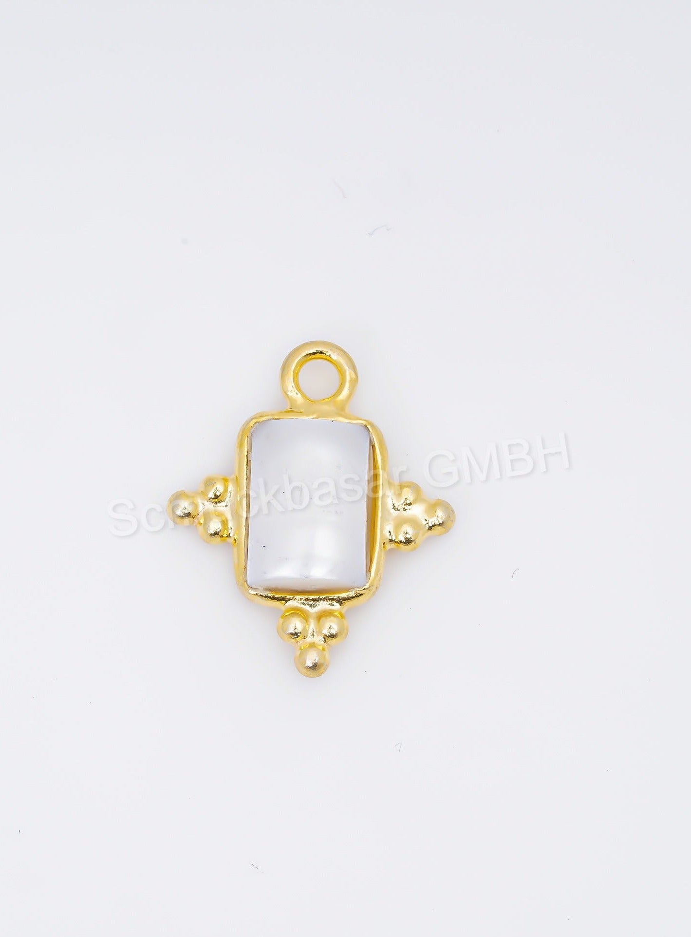 5 x 7 MM PEARL BEZEL CONNECTOR