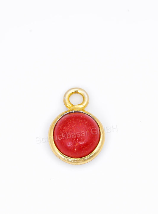 6 MM CORAL BEZEL CONNECTOR