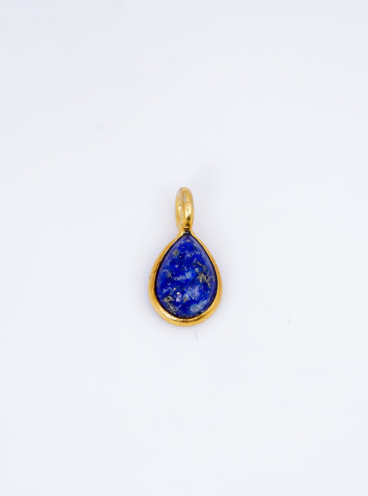 5 x 7 MM LAPIS LAZULI BEZEL CONNECTOR
