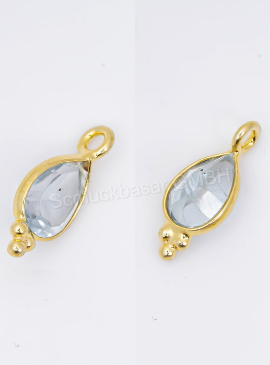 5 x 7 MM CRYSTAL BEZEL CONNECTOR