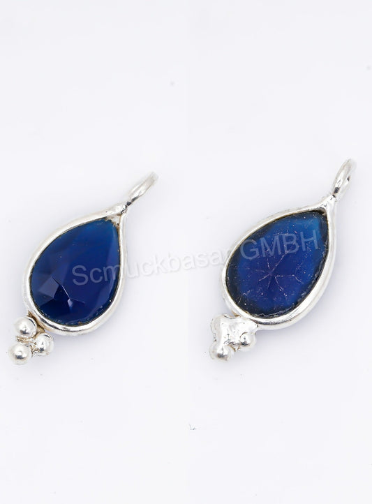 5 x 7 MM SAPPHIRE BEZEL CONNECTOR