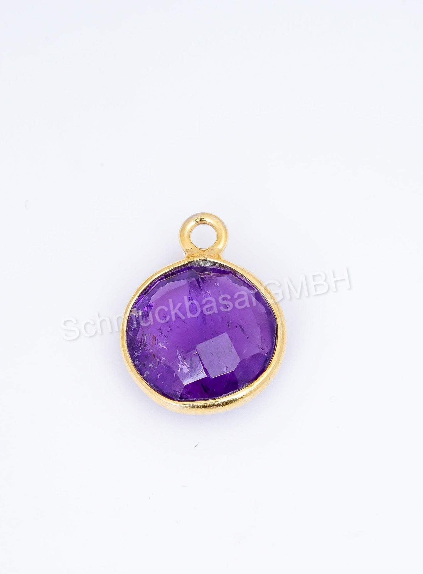 10 MM AMETHYST BEZEL CONNECTOR