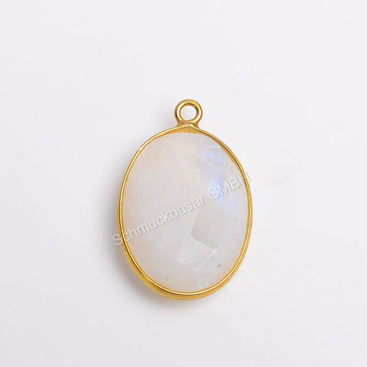 13 X 18 MM  R. MOONSTONE BEZEL CONNECTOR