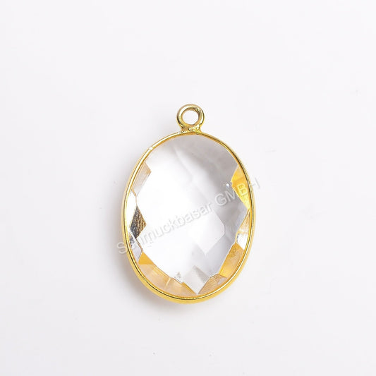 13 X 18 MM  CRYSTAL BEZEL CONNECTOR