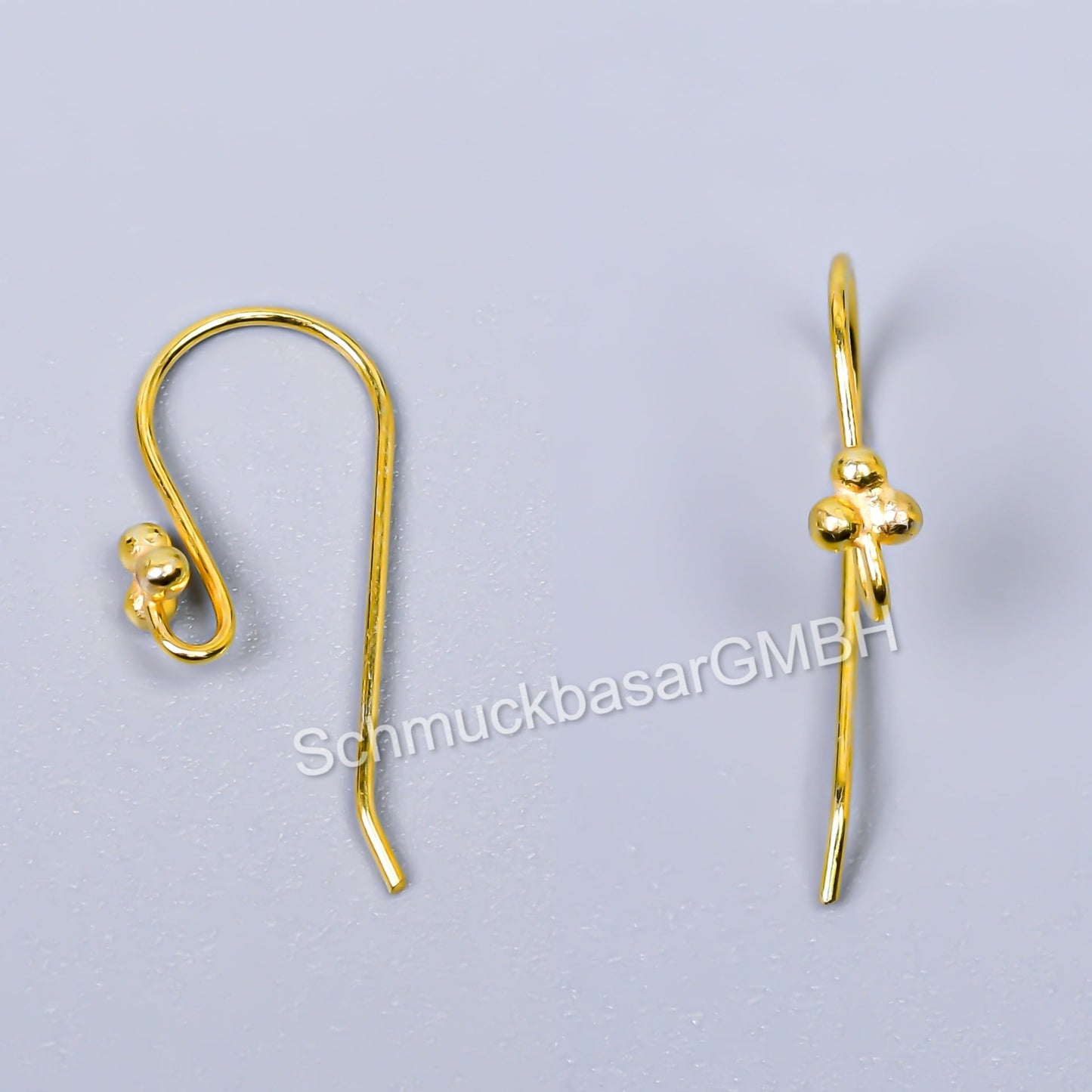 Gold Plated  Earwires  (22 x 11 MM)