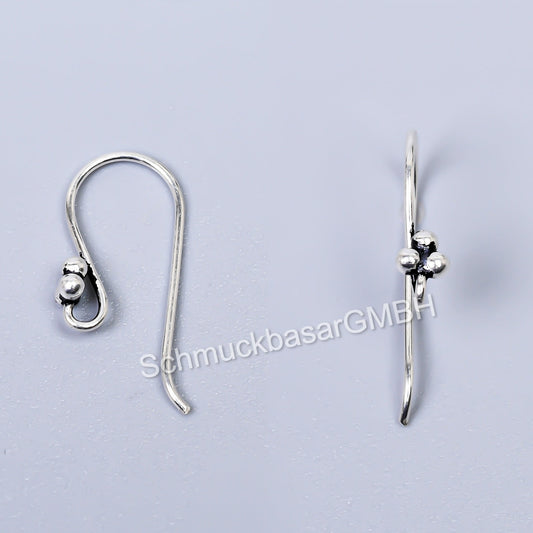 Oxidised Earwires (22 x 11 MM)
