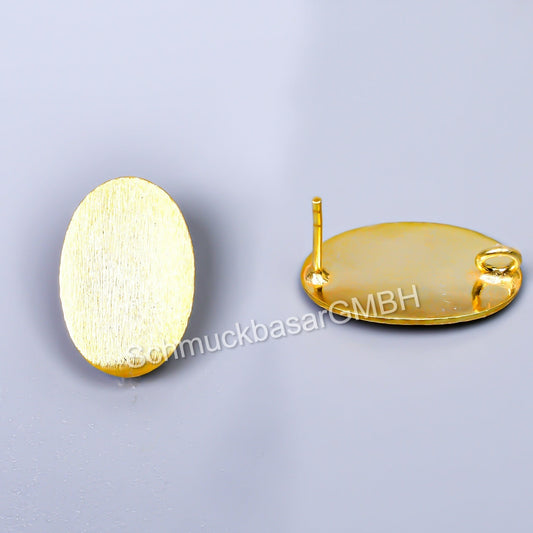 Gold Plated Earwires (21 x 12 MM)