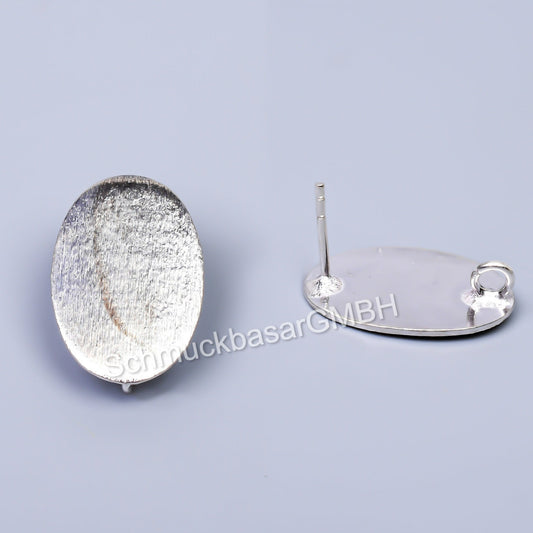 Silver  Earwires (21 x 12 MM)