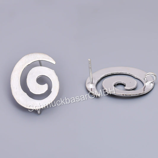 Silver  Earwires (25 x 18 MM)