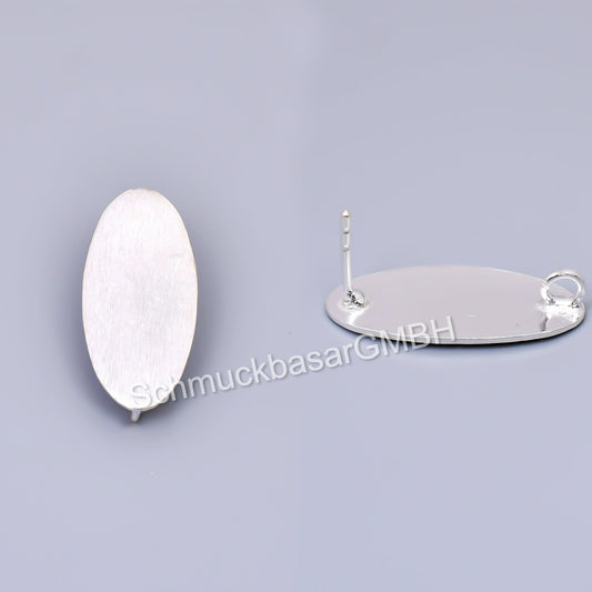 Silver  Earwires (25 x 12 MM)
