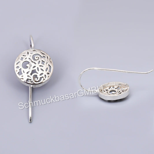 Silver  Earwires (32 x 14 MM)