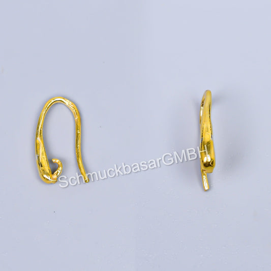 Gold Plated Earwires (17 x 8 MM)