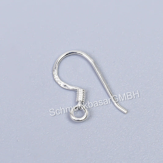 Silver  Earwires (17 x 9 MM)