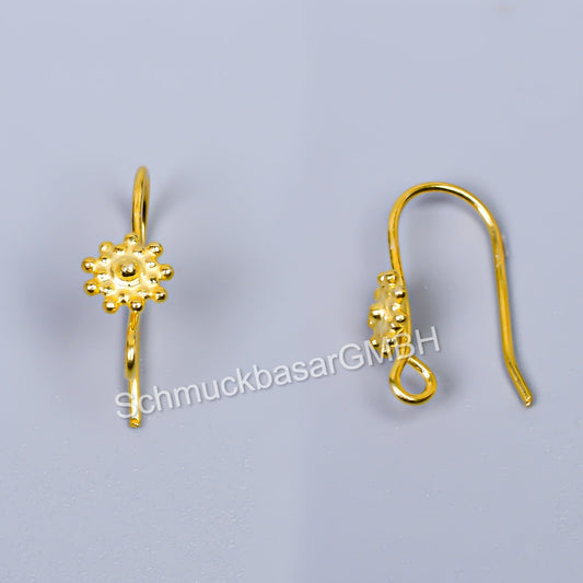 Gold Plated Earwires (20 x 9 MM)
